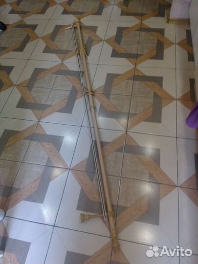 Карнизы для штор двухрядные бу