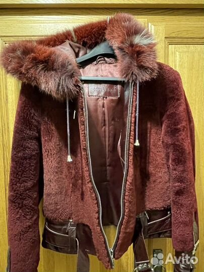 Куртка зимняя натуральный мех р. 44