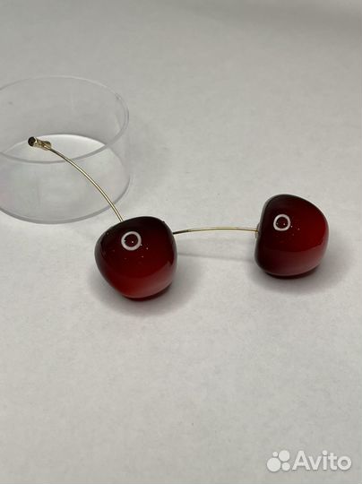 Серьги вишни новые