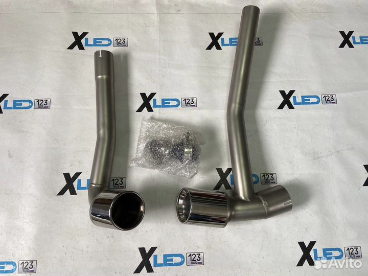 Раздвоение выхлопа BMW F30 F 30 M в M бампер