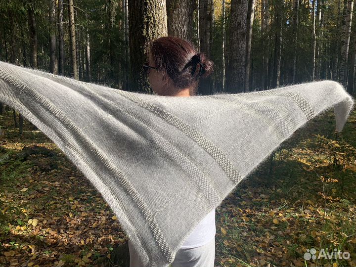 Шаль пух норки