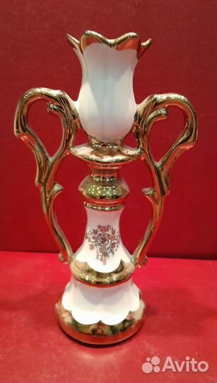 Подсвечник фарфоровый в форме лотоса