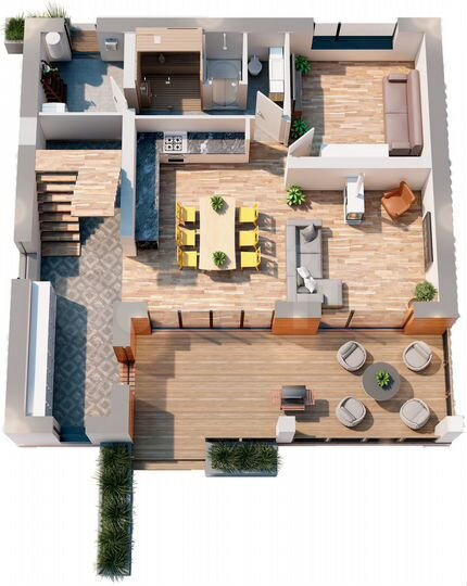 Дом 195 м² на участке 6,2 сот.