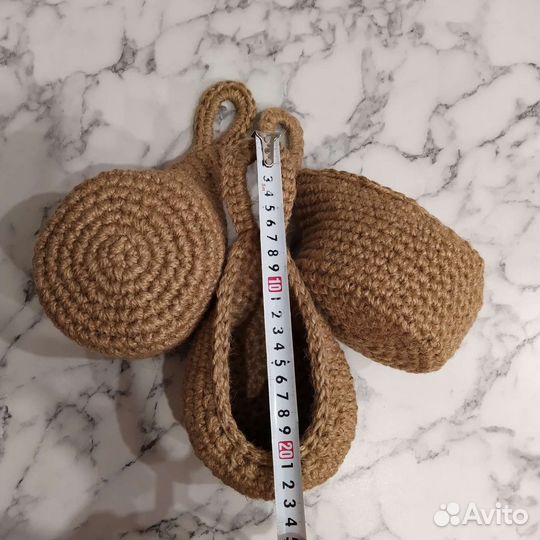 Корзинка-гнёздышко из джута