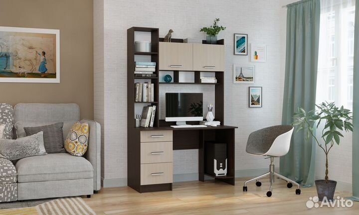 Стол новый пкс-5 Венге/Дуб Белфорт