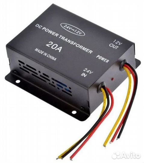 Инвертор автомобильный преобразователь из 24 Вольт