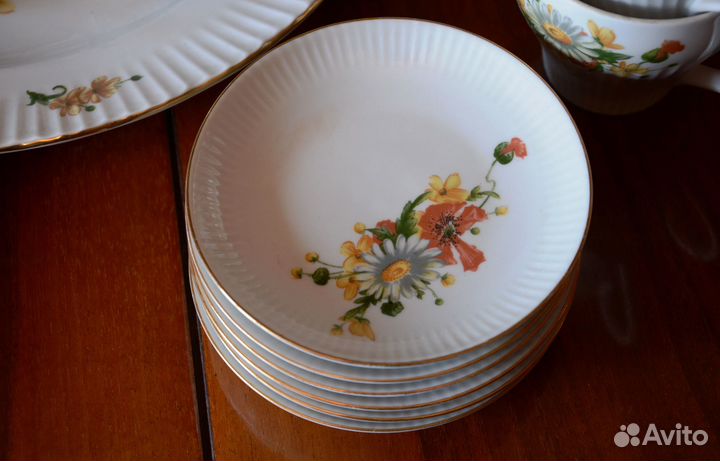 Чайно кофейный сервиз гдр