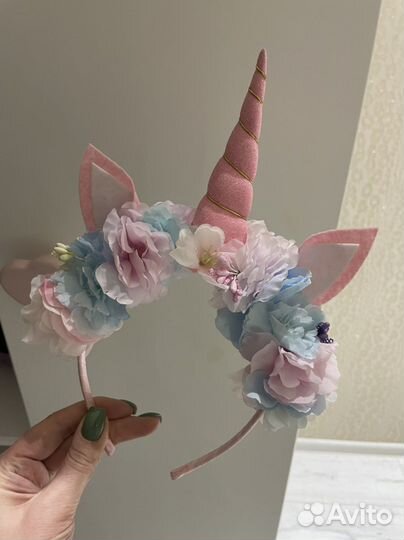 Ободок единорожки