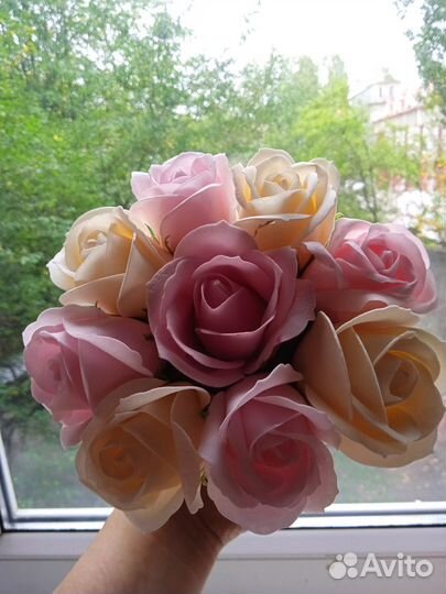 Мыльные букеты