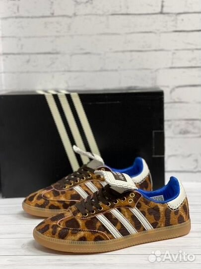 Кроссовки Adidas Samba Bonner Leopard