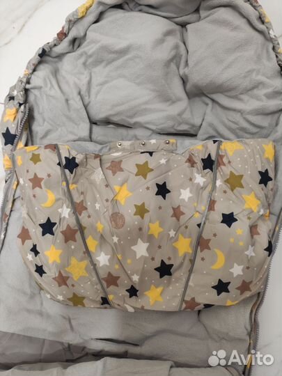 Зимний конверт в коляску mansita