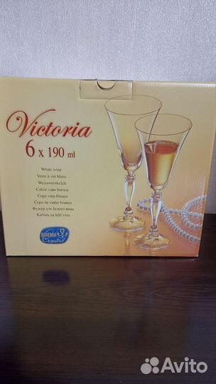 Наборы фужеров Victoria Bohemia Cristal