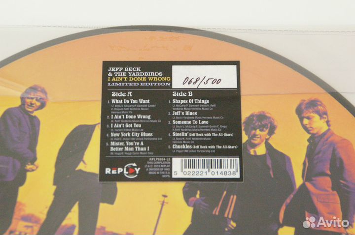 Jeff Beck Yardbirds I Ain't Done No Wrong 68/500