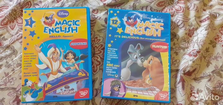 DVD диски для изучения английского для детей
