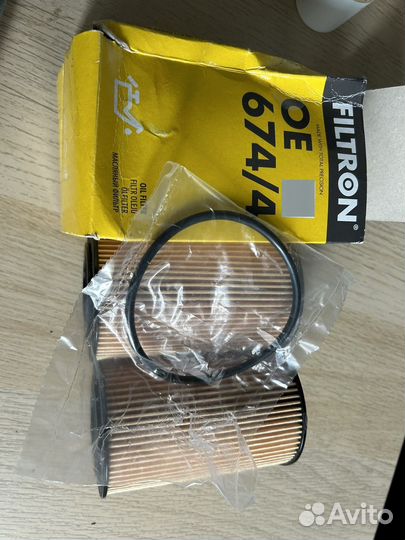 Фильтр масляный filtron OE674/4. KIA