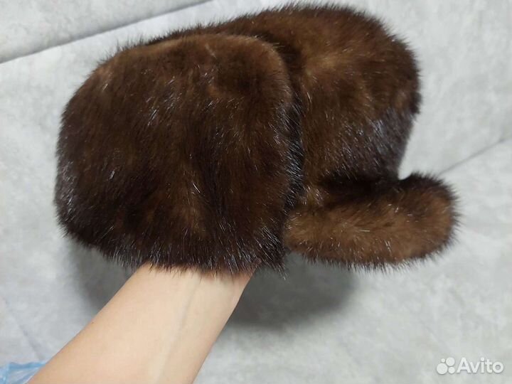 Норковая мужская кепка