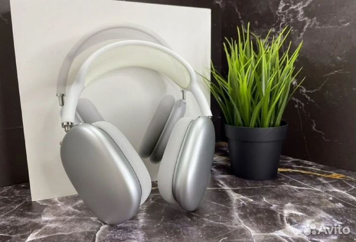 Беспроводные наушники Airpods max premium белые