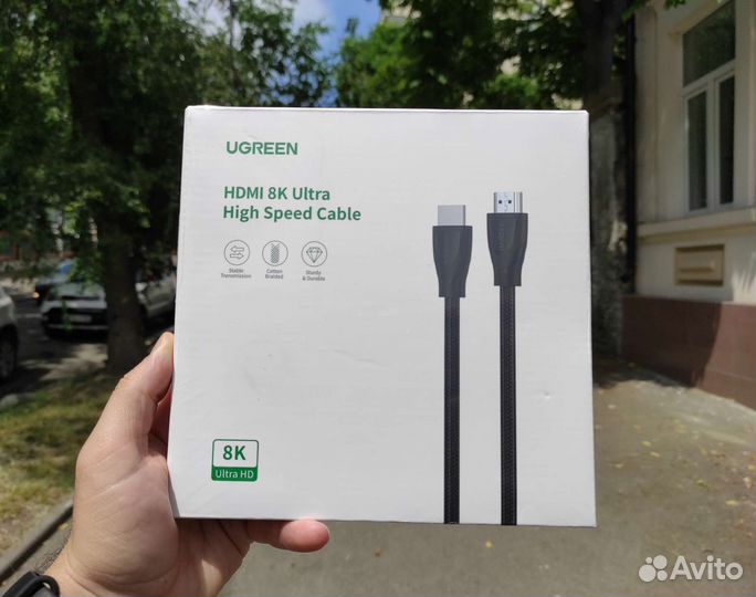 Кабель ugreen HD140 hdmi 2.1 1м (80401) Black