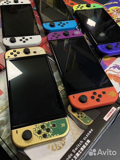 Прошитые Nintendo Switch Oled Новые