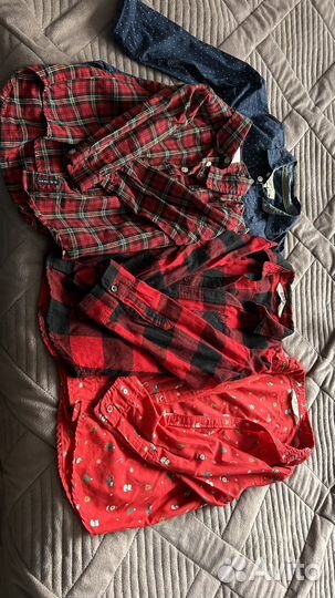 Рубашки на мальчика 116-122