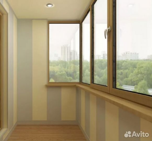 Остекление и отделка балкона и лоджии