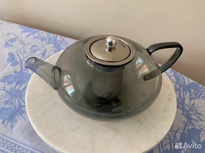 Чайник заварочный стекло с бирками hm home