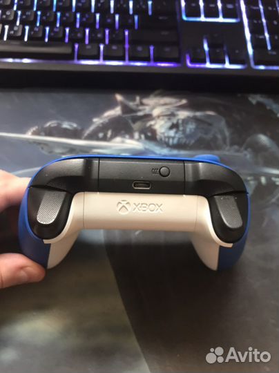Xbox Shock Blue геймпад/джойстик для пк