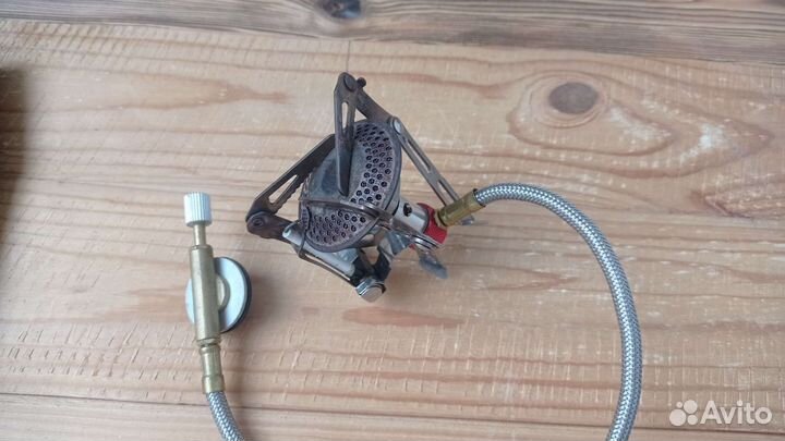 Туристическая горелка на резьбовой балон