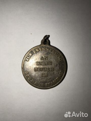 Медаль в честь города Шпандау диам.30мм бронза