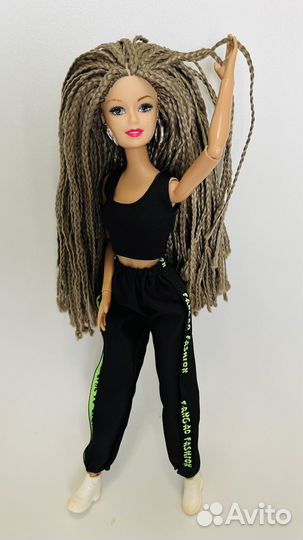 Кукла с афропрической