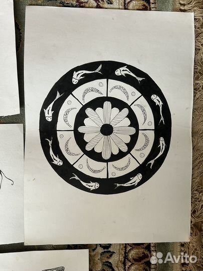 Геометрическая композиция, академические рисунки