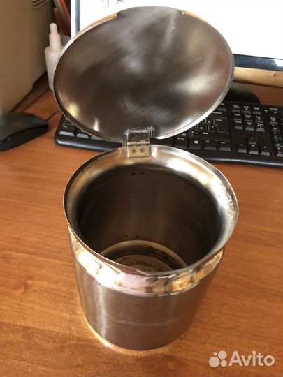 Молочник металлический