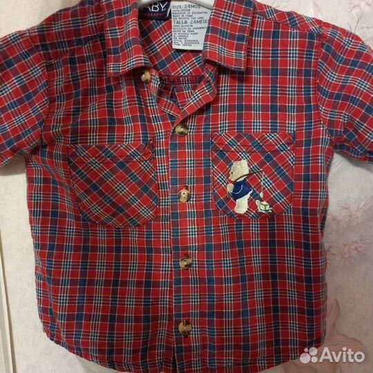 Рубашка (новая-для мальчика-86р-р)