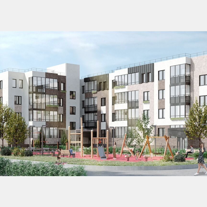 3-к. квартира, 66,7 м², 4/4 эт.