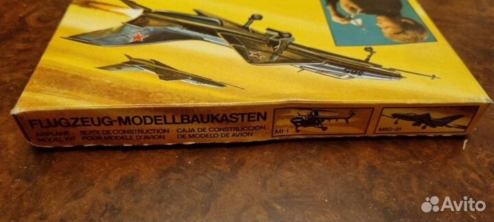 Сборная модель самолёта миг-21. гдр