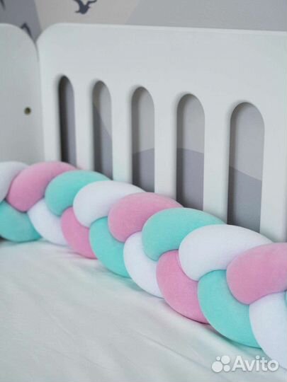 Бортик в кроватку для новорожденного MiraKids