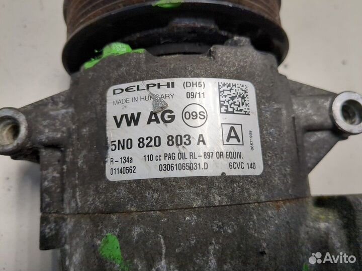 Компрессор кондиционера Seat Ibiza 4, 2011