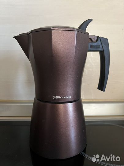 Гейзерная кофеварка rondell большая