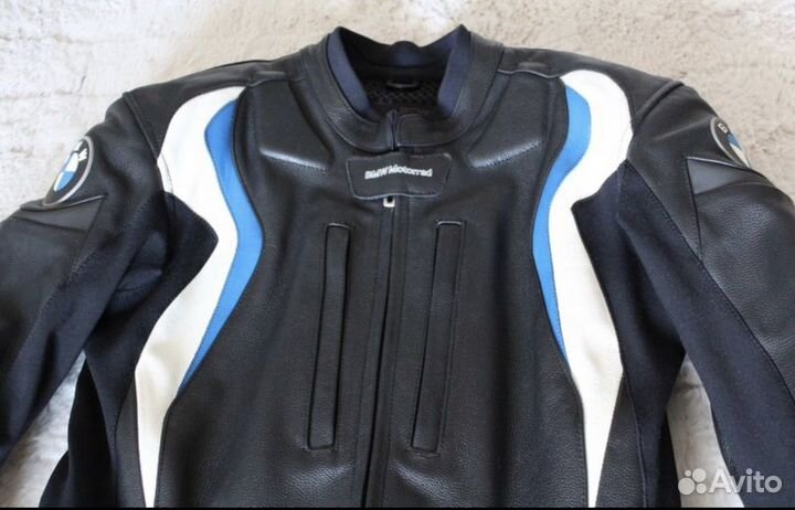 Костюм для мотоцикла, кожа, 48 размер