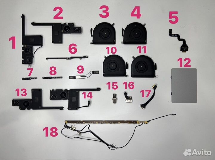 Запчасти Macbook Retina A1398