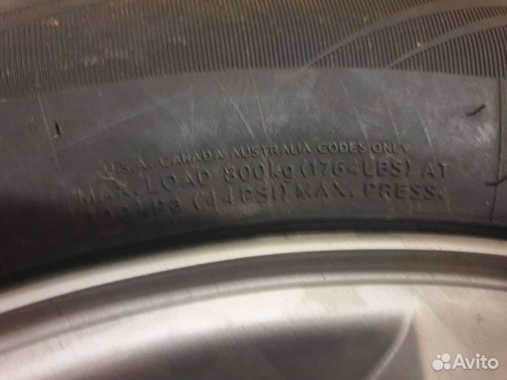 Новая резина на диске