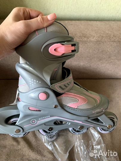 Роликовые коньки новые 34-37