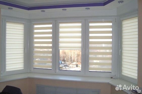 Рулонные шторы 2в1 от производителя