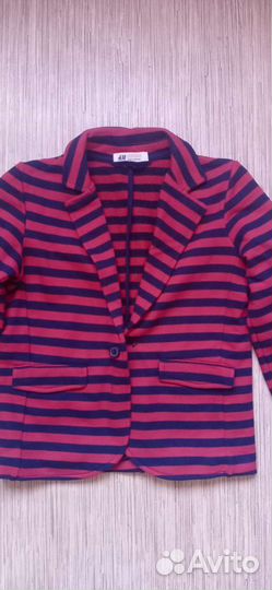Трикотажный пиджак для мальчика 110-116 нм