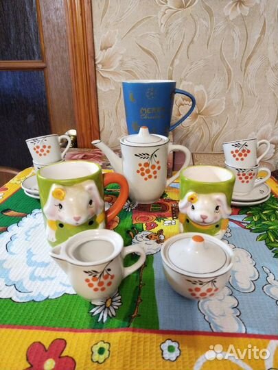 Набор детской посуды ГДР. Новые