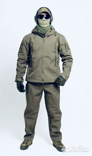 Тактический костюм мембрана олива