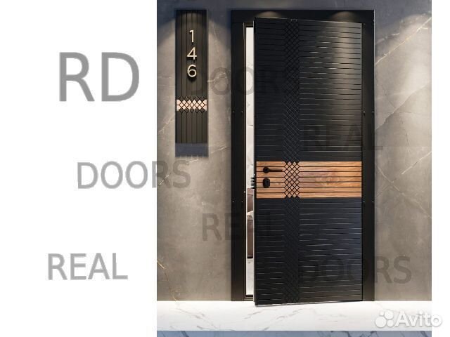 Дизайнерская входная дверь с терморазрывом
