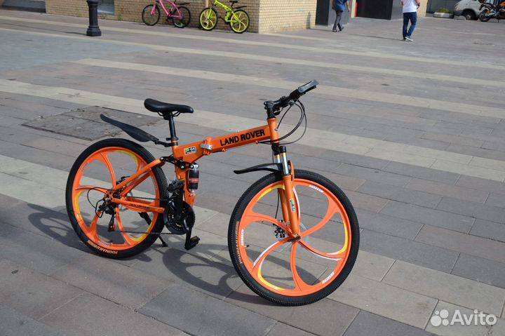 Велосипед на литых дисках