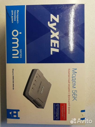 Adsl модем Zyxel omni 56K mini EE