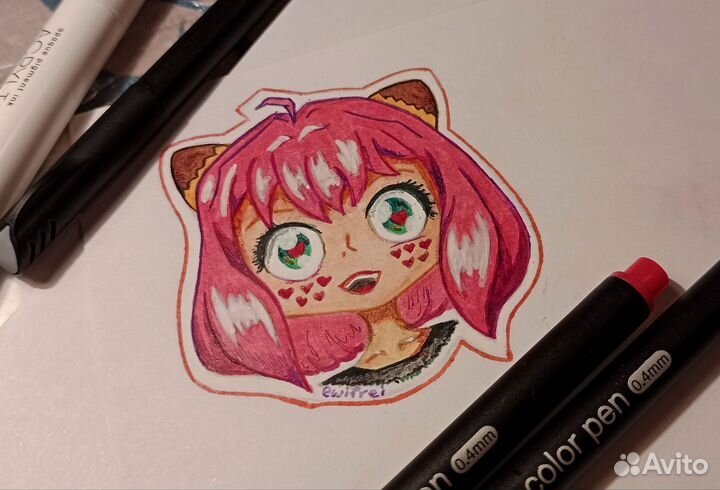 Наклейка/стикер Аня Форджер / Семья шпиона